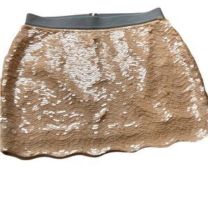 Bcbgmaxazria Mini Michaela Sequin Skirt - EUC
